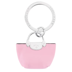 Longchamp Le Pliage Cuir Key Rings Pink - Leather