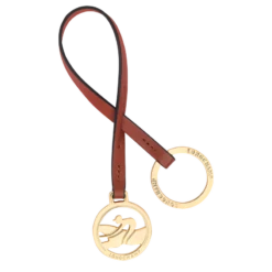 Longchamp Box-Trot Key Rings Mahogany - Leather