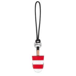 Longchamp Épure Key Rings Red/White - Leather