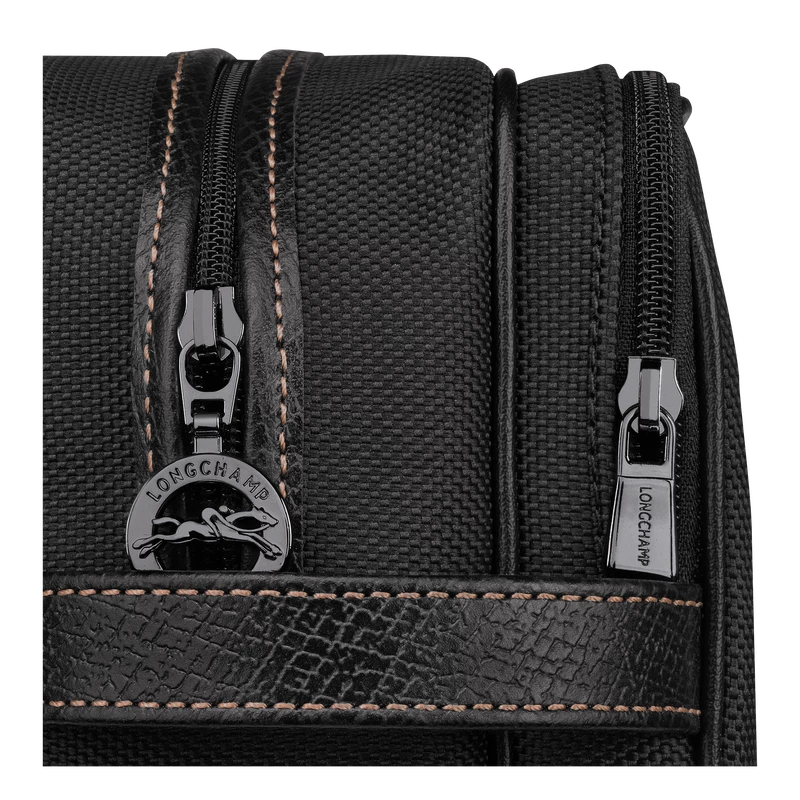 Longchamp Boxford Toiletry Case Black - Canvas - Image 4