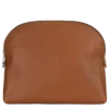 Longchamp Le Foulonné Toiletry Case Caramel - Leather
