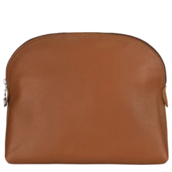 Longchamp Le Foulonné Toiletry Case Caramel - Leather