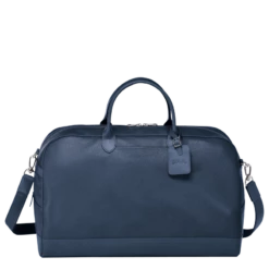 Longchamp Le Foulonné M Travel Bag Navy - Leather