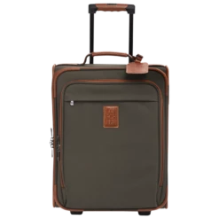 Longchamp Boxford S Suitcase Brown - Canvas