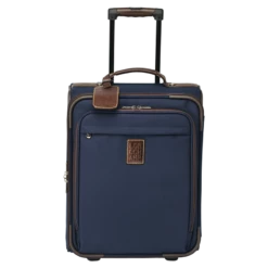Longchamp Boxford S Suitcase Blue - Canvas