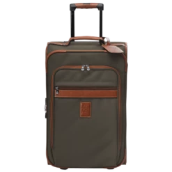 Longchamp Boxford M Suitcase Brown - Canvas