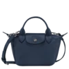 Longchamp Le Pliage Xtra XS Handbag Navy - Leather