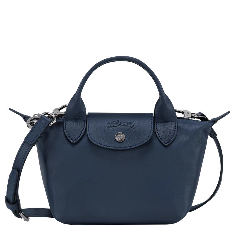 Longchamp Le Pliage Xtra XS Handbag Navy - Leather