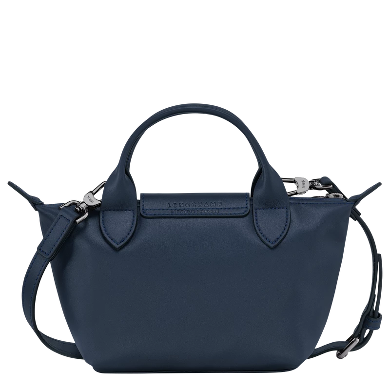 Longchamp Le Pliage Xtra XS Handbag Navy - Leather - Image 4