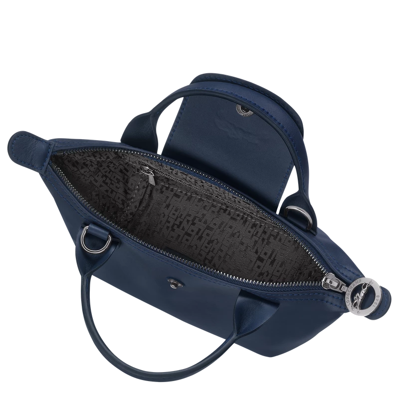 Longchamp Le Pliage Xtra XS Handbag Navy - Leather - Image 5