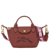 Longchamp Le Pliage Xtra XS Handbag Mahogany - Leather