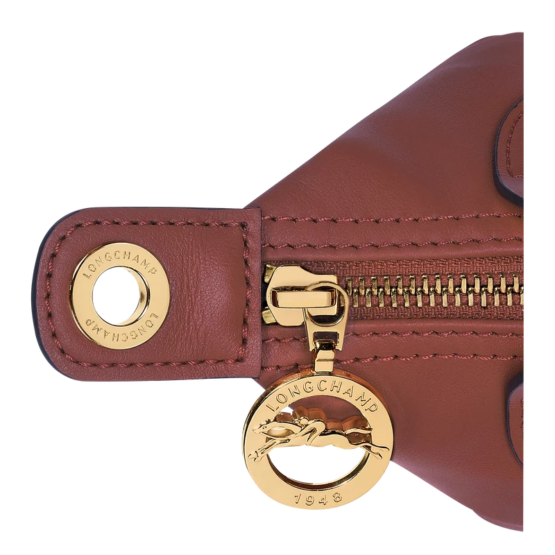 Longchamp Le Pliage Xtra XS Handbag Mahogany - Leather - Image 6
