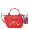 Longchamp Le Pliage Xtra XS Handbag Red - Leather