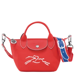Longchamp Le Pliage Xtra XS Handbag Red - Leather