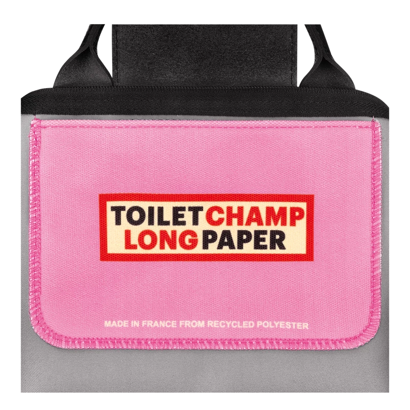 Longchamp X ToiletPaper XS Handbag Pink - Canvas - Image 5