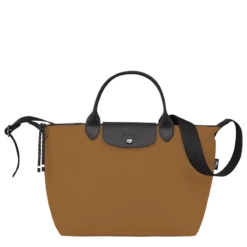 Longchamp Le Pliage Energy L Handbag Tobacco - Recycled Canvas