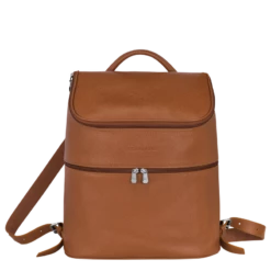 Longchamp Le Foulonné Backpack Caramel - Leather