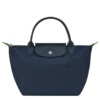 Longchamp Le Pliage Green S Handbag Navy - Recycled Canvas
