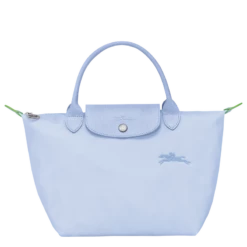 Longchamp Le Pliage Green S Handbag Sky Blue - Recycled Canvas