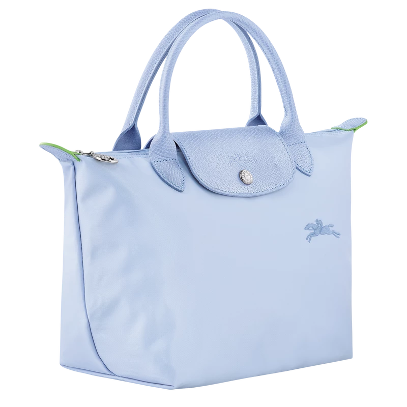 Longchamp Le Pliage Green S Handbag Sky Blue - Recycled Canvas - Image 3