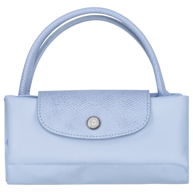 Longchamp Le Pliage Green S Handbag Sky Blue - Recycled Canvas - Image 6