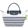 Longchamp Le Pliage Collection S Handbag Navy/White - Canvas