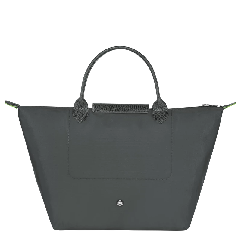 Longchamp Le Pliage Green M Handbag Graphite - Recycled Canvas - Image 4