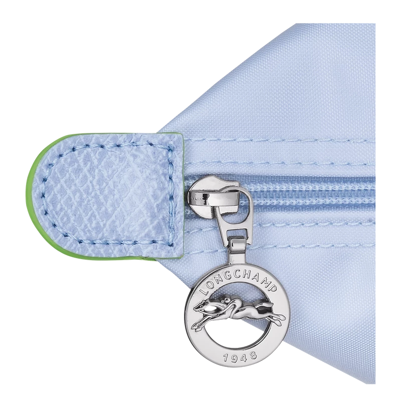 Longchamp Le Pliage Green M Handbag Sky Blue - Recycled Canvas - Image 5