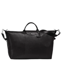 Longchamp Le Foulonné S Travel Bag Black - Leather