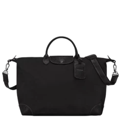 Longchamp Boxford S Travel Bag Black - Canvas