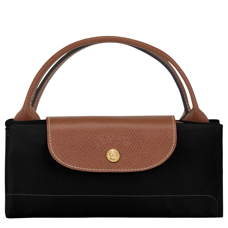Longchamp Le Pliage Original S Travel Bag Black - Recycled Canvas - Image 5