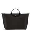 Longchamp Le Pliage Green S Travel Bag Black - Recycled Canvas