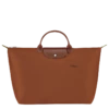Longchamp Le Pliage Green S Travel Bag Cognac - Recycled Canvas