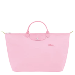 Longchamp Le Pliage Green S Travel Bag Pink - Recycled Canvas