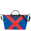 Longchamp Le Pliage Collection S Travel Bag Cobalt/Red - Canvas