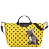 Longchamp X ToiletPaper S Travel Bag Yellow - Canvas