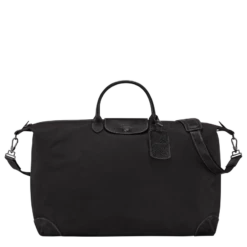 Longchamp Boxford M Travel Bag Black - Canvas
