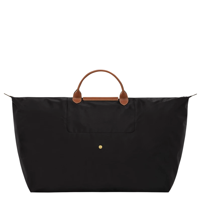 Longchamp Le Pliage Original M Travel Bag Black - Recycled Canvas - Image 4