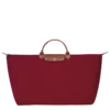 Longchamp Le Pliage Original M Travel Bag Red - Recycled Canvas