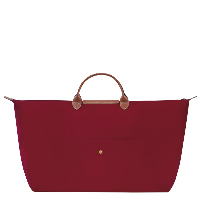 Longchamp Le Pliage Original M Travel Bag Red - Recycled Canvas - Image 4