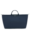 Longchamp Le Pliage Green M Travel Bag Navy - Recycled Canvas