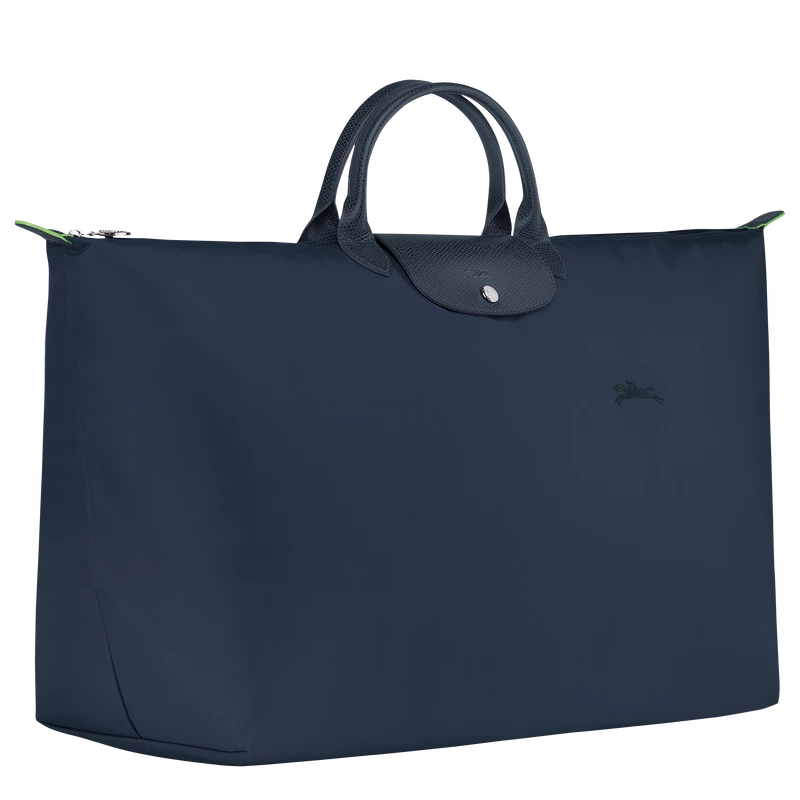 Longchamp Le Pliage Green M Travel Bag Navy - Recycled Canvas - Image 2