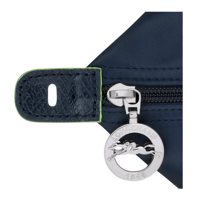 Longchamp Le Pliage Green M Travel Bag Navy - Recycled Canvas - Image 4