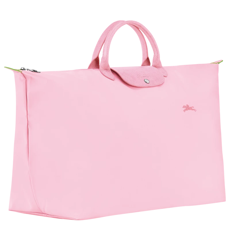Longchamp Le Pliage Green M Travel Bag Pink - Recycled Canvas - Image 2