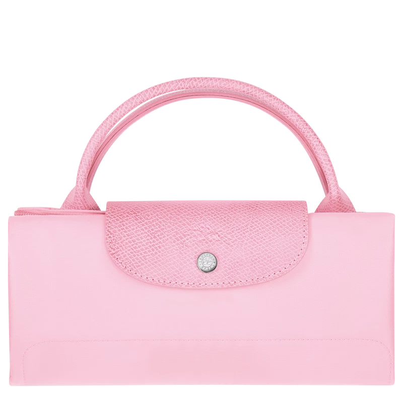 Longchamp Le Pliage Green M Travel Bag Pink - Recycled Canvas - Image 5