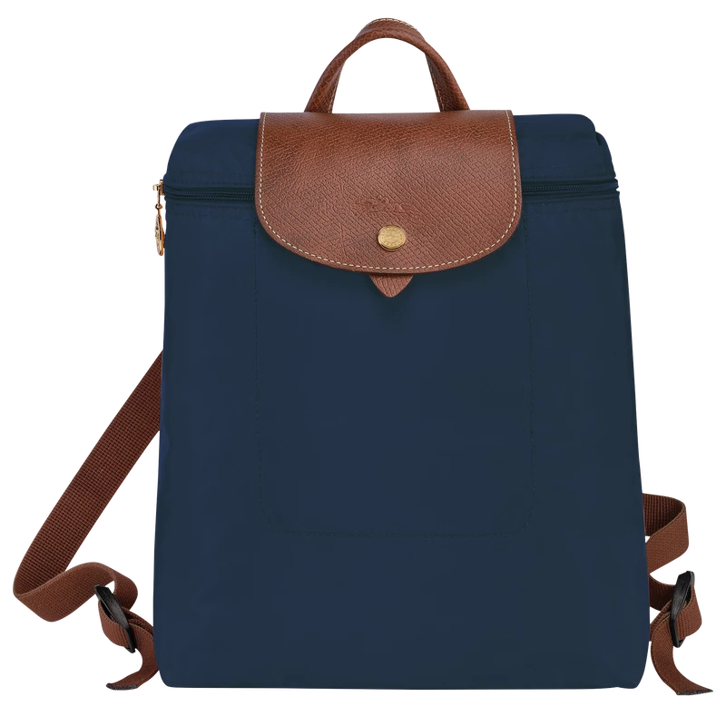 Longchamp Le Pliage Original Backpack Navy - Recycled Canvas