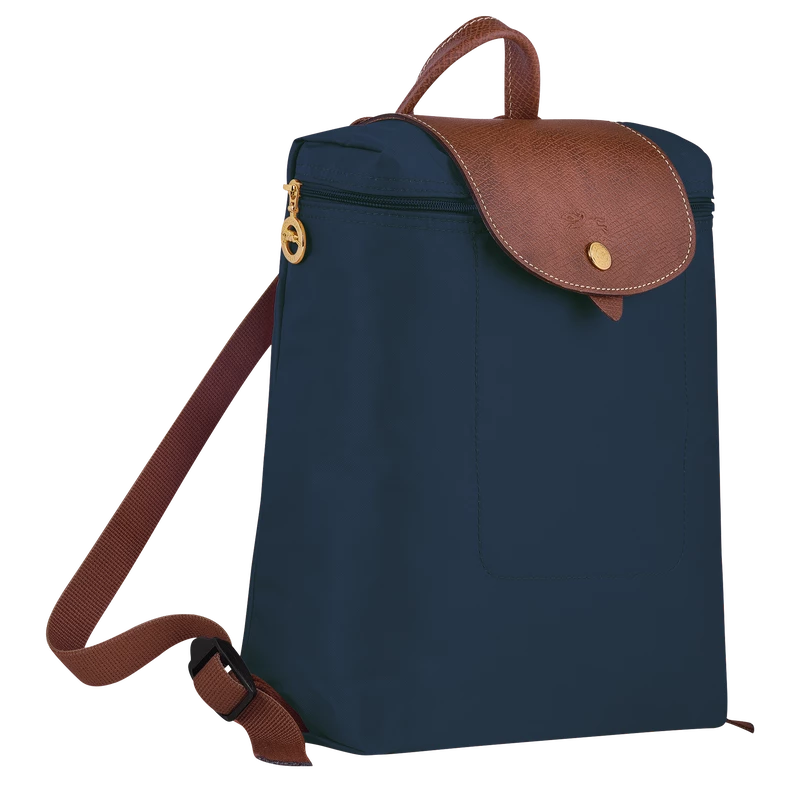Longchamp Le Pliage Original Backpack Navy - Recycled Canvas - Image 3