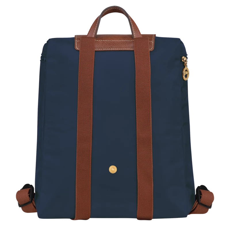 Longchamp Le Pliage Original Backpack Navy - Recycled Canvas - Image 4