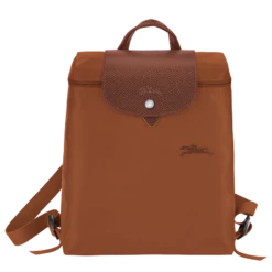 Longchamp Le Pliage Green Backpack Cognac - Recycled Canvas