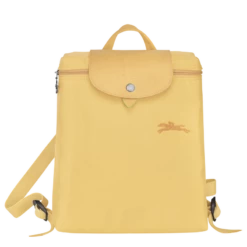 Longchamp Le Pliage Green Backpack Wheat - Recycled Canvas